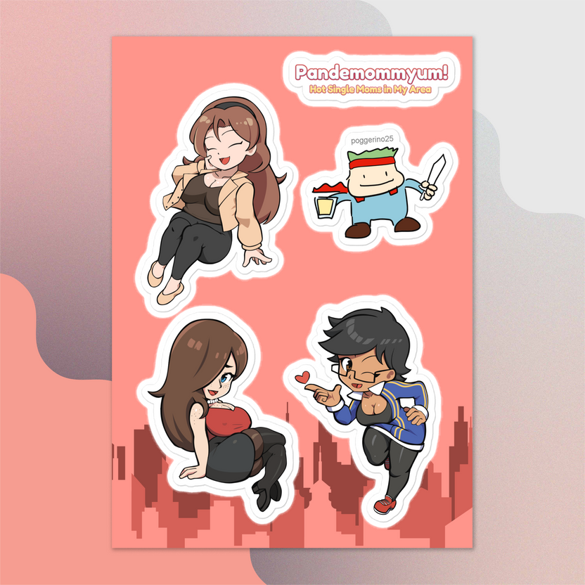 Pandemommyum! Hot Single Moms in My Area Sticker Set – Monsterbox