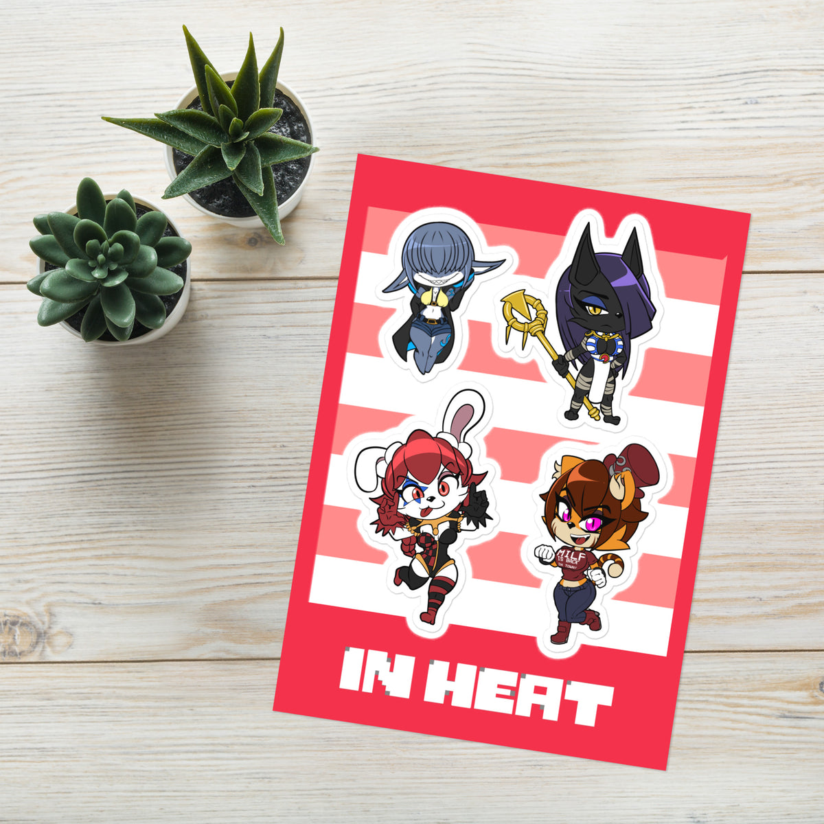 IN-HEAT STICKER PACK 1 – Monsterbox