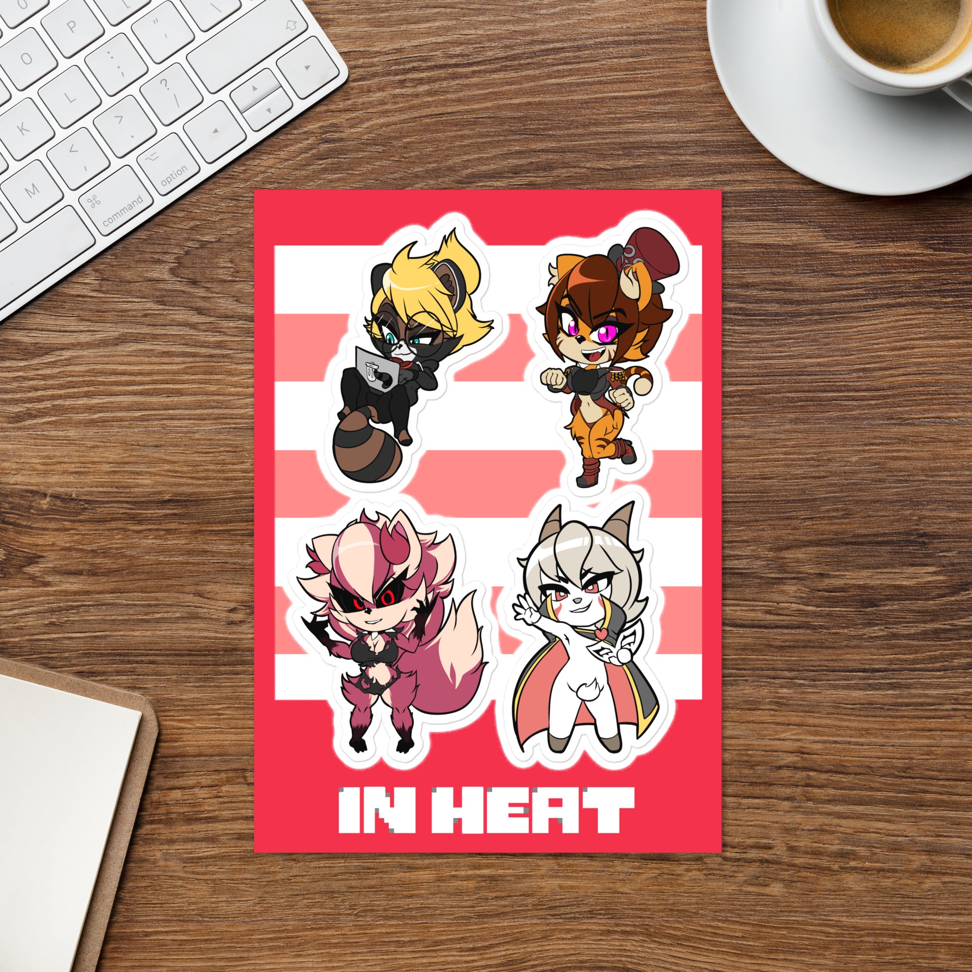 IN-HEAT STICKER PACK 2 – Monsterbox